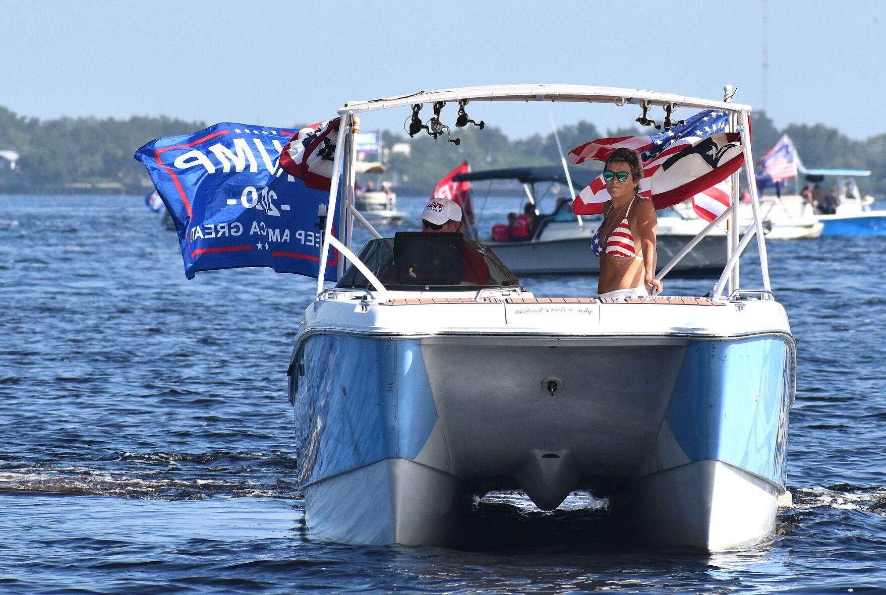 Sunday President Trump boat parade in Charlotte Harbor